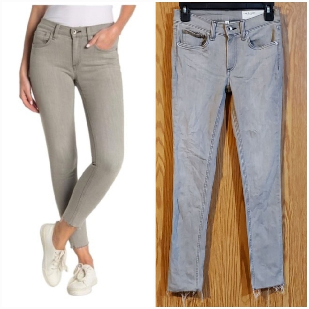 Rag & Bone ankle skinny jeans in Burmese